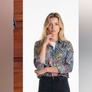 Ralph Lauren Paisley Print Button Up